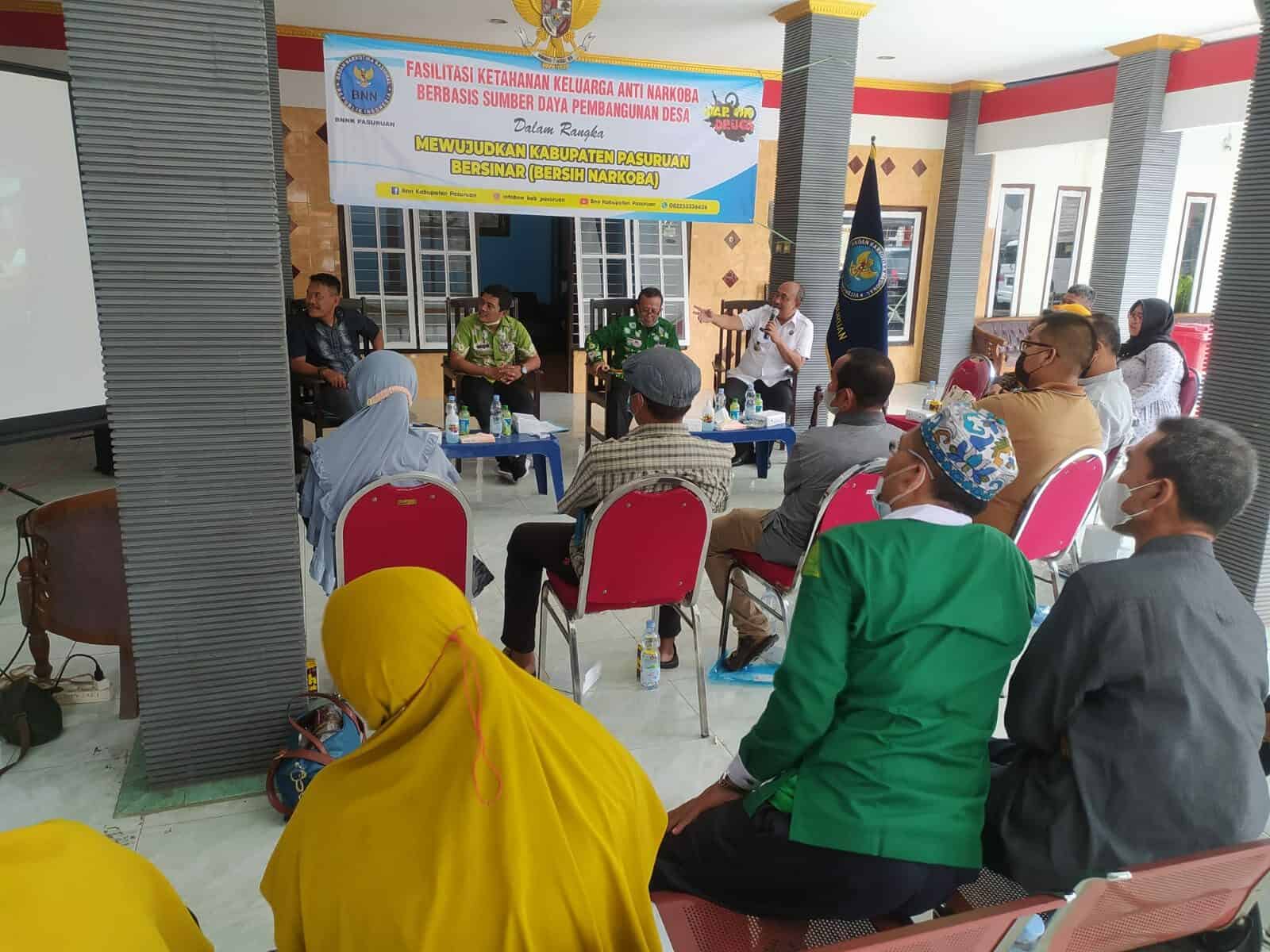 Fasilitasi Ketahanan Keluarga Anti Narkoba Berbasis Sumber Daya Pembangunan Desa dalam rangka mewujudkan Kabupaten Pasuruan Bersinar (Bersih Narkoba) di Balai Desa Nogosari Kecamatan Pandaan. Fasilitasi Ketahanan Keluarga Anti Narkoba Berbasis Sumber Daya Pembangunan Desa dalam rangka mewujudkan Kabupaten Pasuruan Bersinar (Bersih Narkoba) di Balai Desa Nogosari Kecamatan Pandaan.