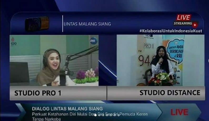 Dialog tentang Perkuat Ketahanan Diri Mulai dari Diri Sendiri, Pemuda Keren Tanpa Narkoba bersama RRI Malang Dialog tentang Perkuat Ketahanan Diri Mulai dari Diri Sendiri, Pemuda Keren Tanpa Narkoba bersama RRI Malang