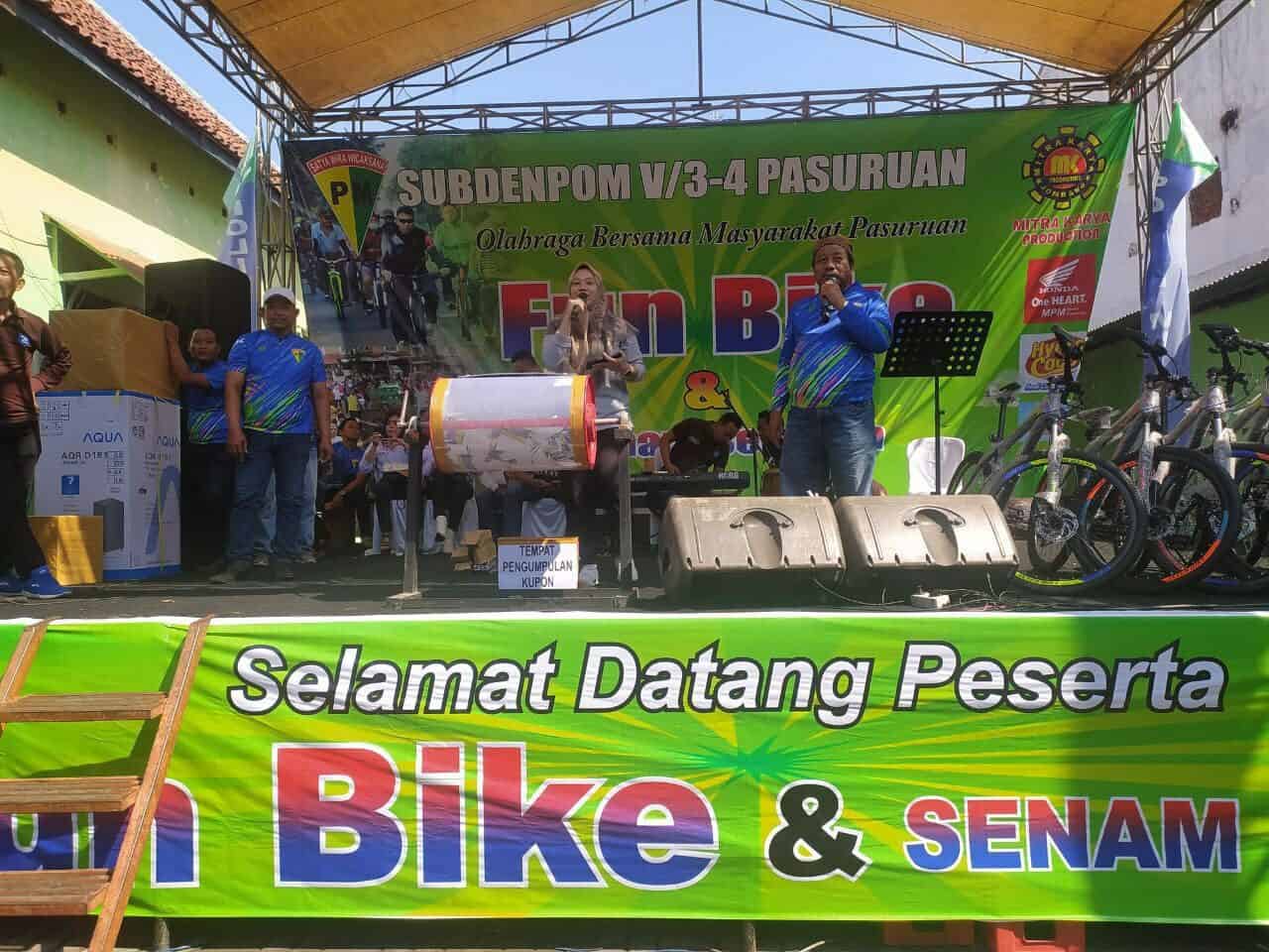 Senam dan Fun Bike Bersama Masyarakat Pasuruan Senam dan Fun Bike Bersama Masyarakat Pasuruan