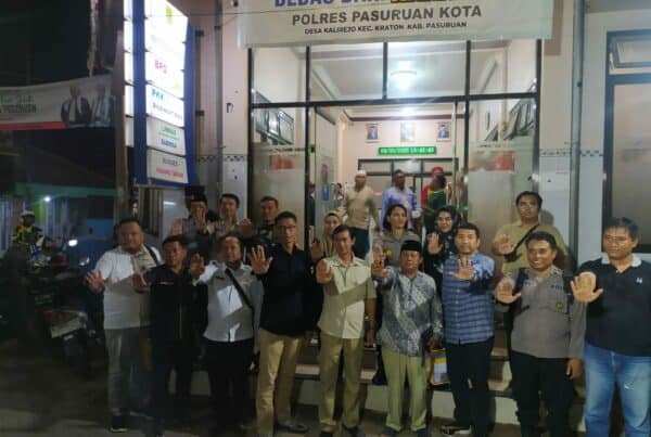 Asistensi Kampung Bersih Narkoba Bersama Polres Kota Pasuruan