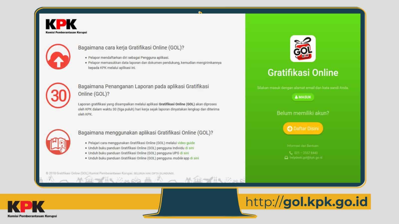 Cara Pelaporan Gratifikasi Secara Online Cara Pelaporan Gratifikasi Secara Online