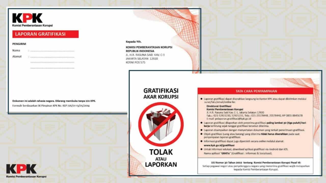 Cara Pelaporan Gratifikasi Secara Online
