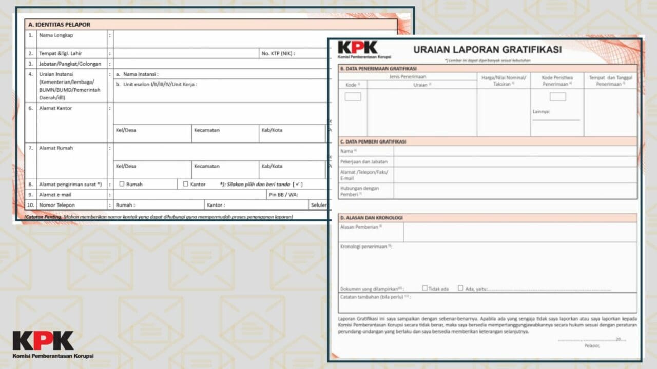 Cara Pelaporan Gratifikasi Secara Online