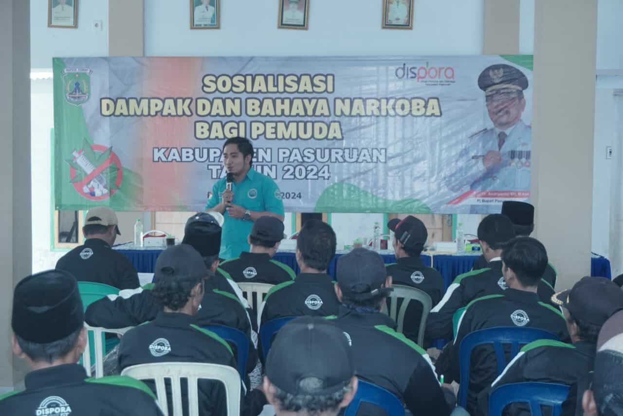 Sosialisasi Dampak Dan Bahaya Narkoba Bagi Pemuda Kabupaten Pasuruan Tahun 2024