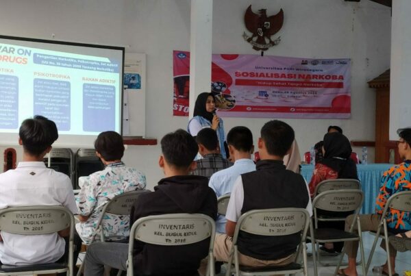 Sosialisasi Bahaya Narkoba dengan tema “hidup sehat tanpa narkoba”