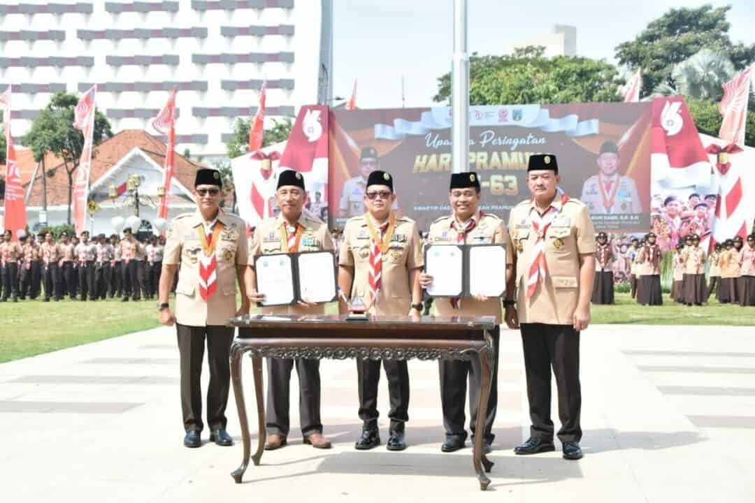 Kepala BNNK Pasuruan Hadiri Upacara Peringatan Hari Pramuka