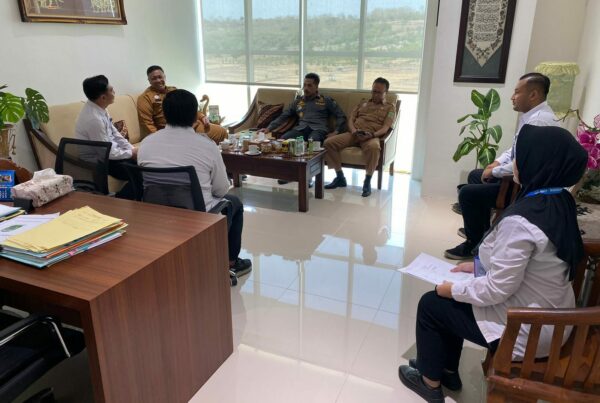 Koordinasi dengan Asisten 1 Sekretariat Daerah Kabupaten Pasuruan