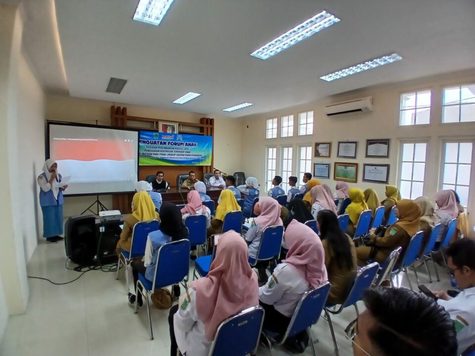 Sosialisasi p4gn dalam kegiatan penguatan forum anak di DP3APPKB