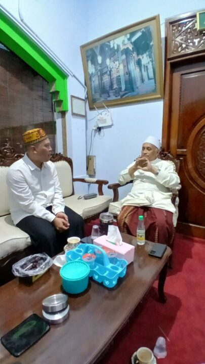 Kunjungan Kepala BNNK Pasuruan Kepada KH. Idris Hamid Pondok Salafiyah Kota Pasuruan