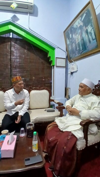 Kunjungan Kepala BNNK Pasuruan Kepada KH. Idris Hamid Pondok Salafiyah Kota Pasuruan