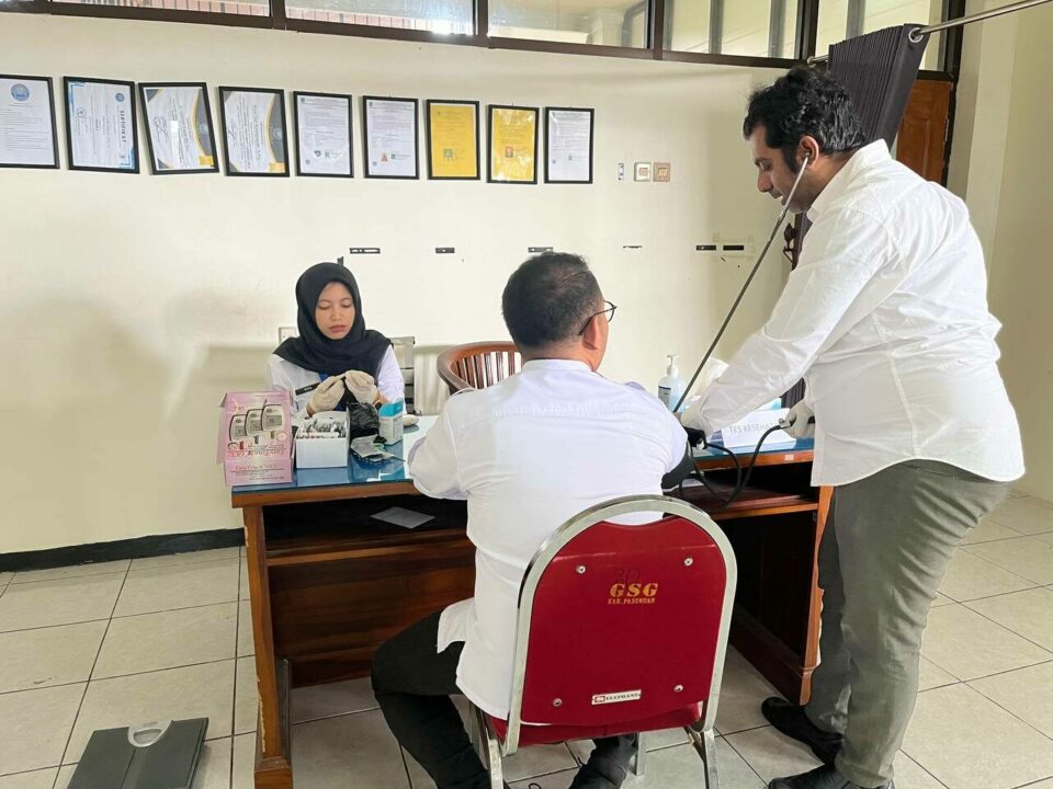 Pemeriksaan Kesehatan Berkala Pegawai BNNK Pasuruan