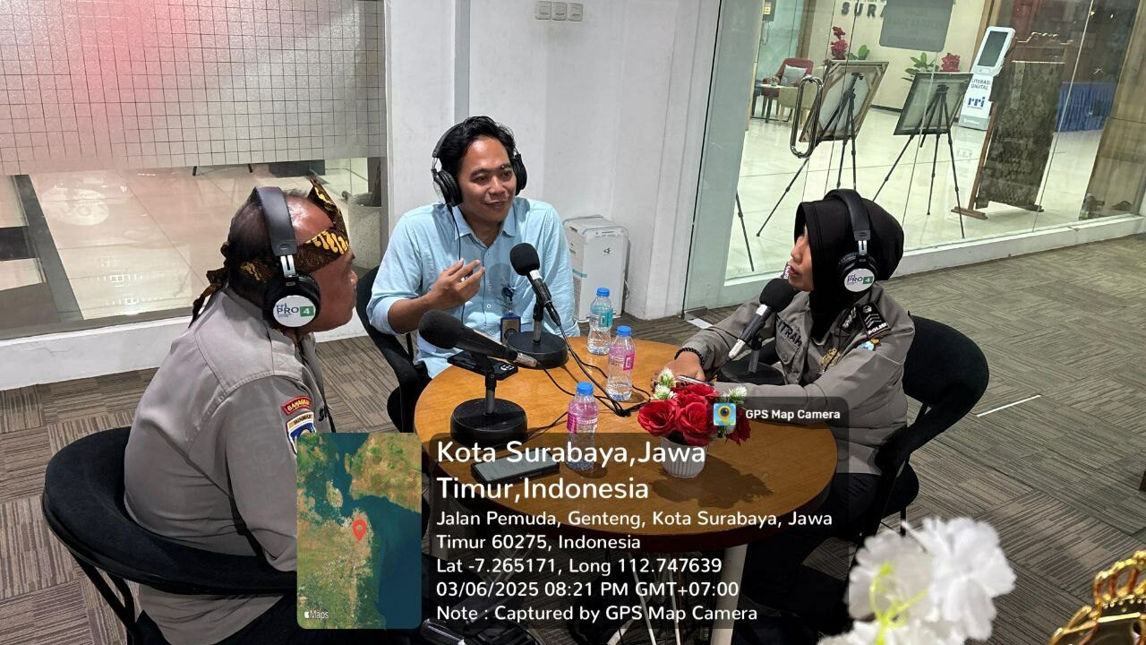 Talkshow P4GN dalam Acara Tanjung Perak Malam di RRI Surabaya dengan tema “Program P4GN di Wilayah Pasuruan”