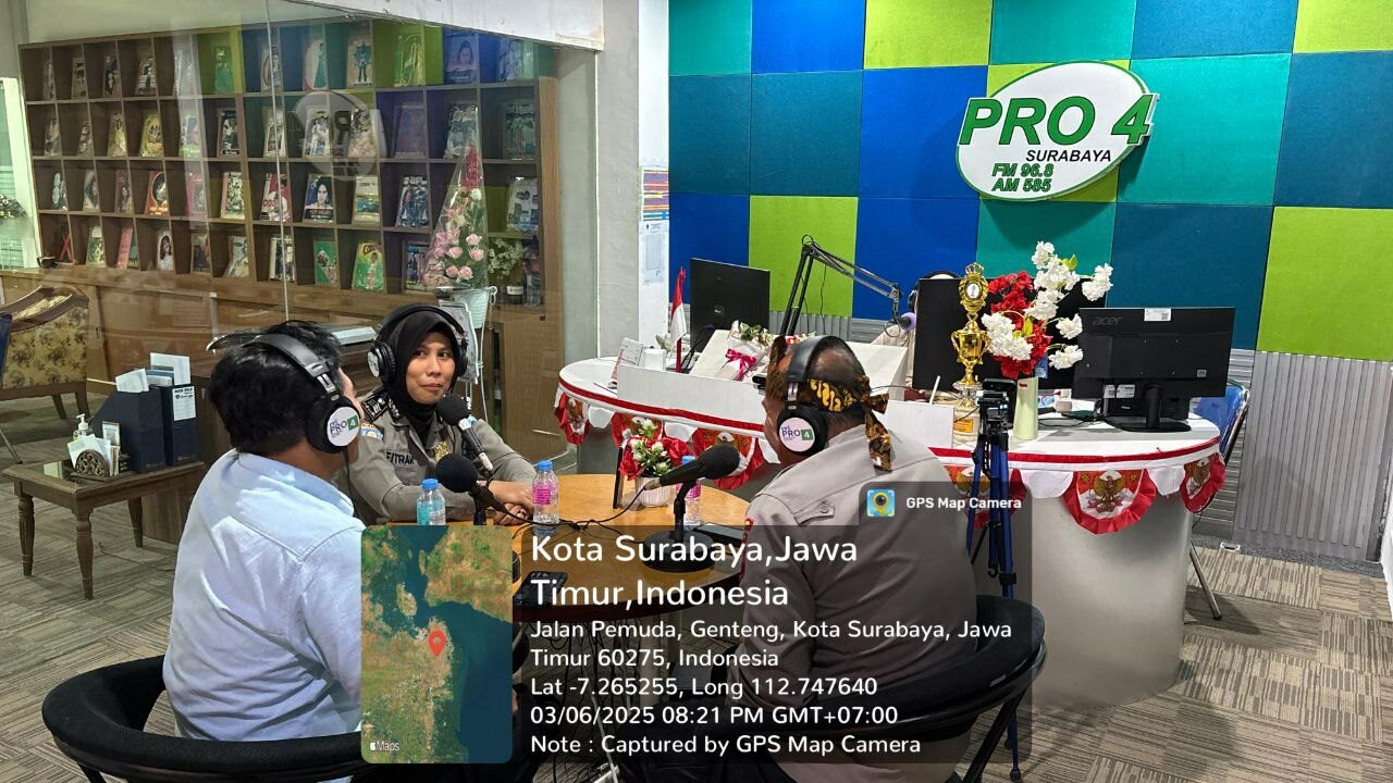 Talkshow P4GN dalam Acara Tanjung Perak Malam di RRI Surabaya dengan tema “Program P4GN di Wilayah Pasuruan”