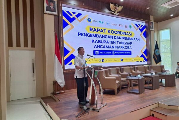 Kegiatan Rapat Koordinasi Pengembangan dan Pembinaan Kabupaten Tanggap Ancaman Narkoba